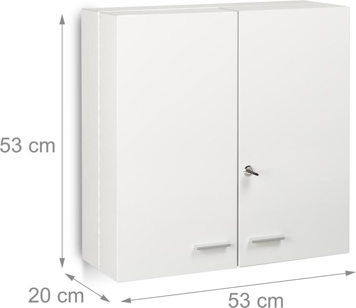 Produktbild Relaxdays Medikamentenschrank (53 x 20 x 53 cm)