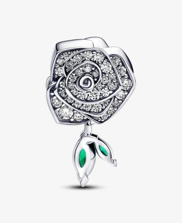 Produktbild Pandora Charm Funkelnde BlÃ¼hende Rose (Silber 925)