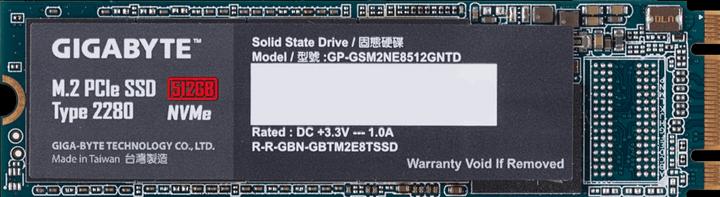 Produktbild Gigabyte GP-GSM2NE8512GNTD (512 GB, M.2)