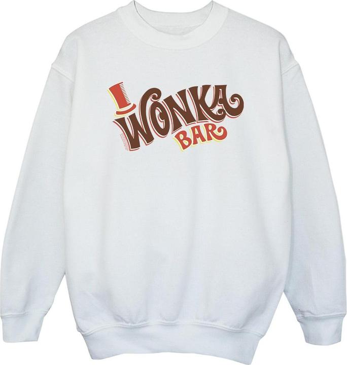 Produktbild Willy Wonka & the Chocolate Factory Bar Logo Sweatshirt Mädchen (140, 146)