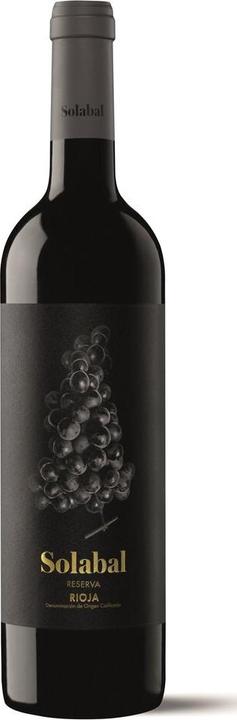Actual product image Bodega Solabal Rioja Reserva Solabal Bodegas y Viñedos Solabal (1 x 75 cl, 2016)