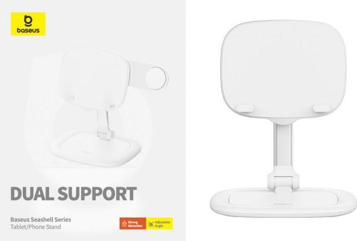 Produktbild Baseus Seashell Series Verstellbarer Tablet-Ständer – Weiss
