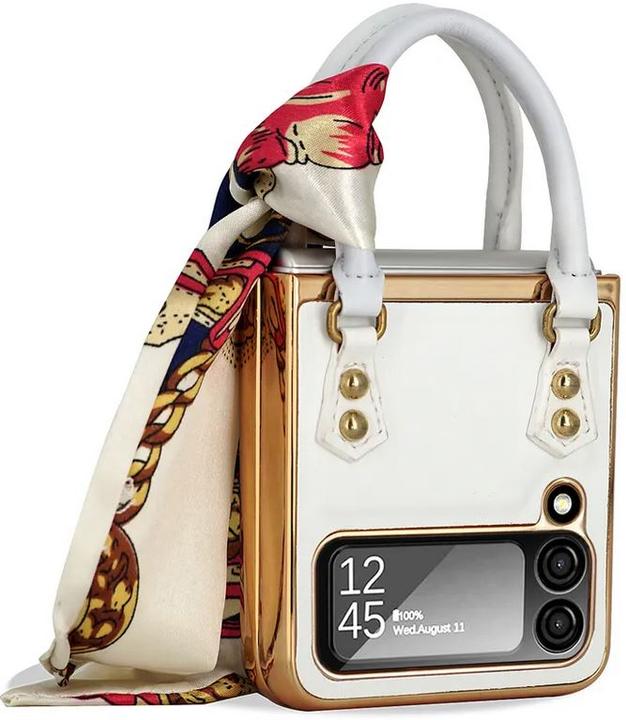 Produktbild PhoneLook Hülle Fashion Designer Schutzhülle in Handtaschenform (Samsung Galaxy Z Flip4)