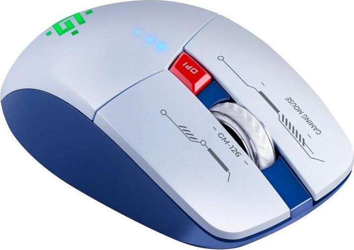 Actual product image Defender MYSZ GM-126 TISA RF+BT OPTIC 1600dpi 6P BIAŁA (Wireless)