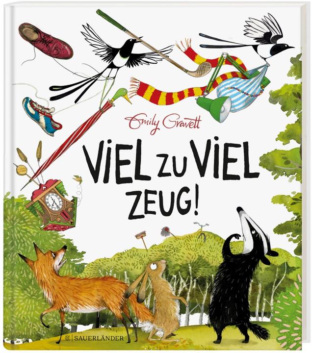 Image du produit Viel zu viel Zeug! (Allemand, Emily Gravett, 2021)