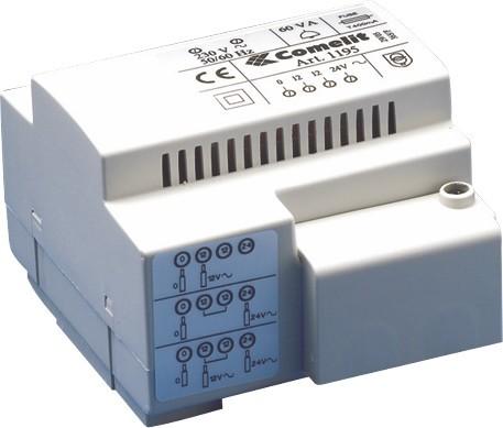 Comelit Netzgerät 230V AC Eingang 12/24V 60 VA Ausgang