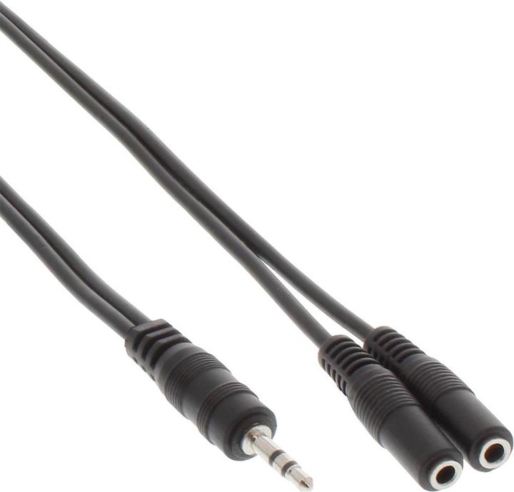 Produktbild InLine Klinken Y-Kabel (2 m, 3.5mm Klinke (AUX))