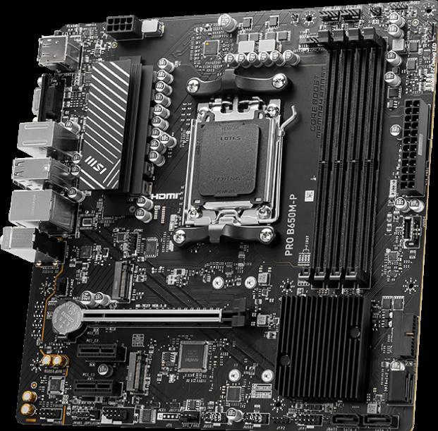Actual product image MSI Pro B650M-P (AM5, AMD B650, Mini-ATX)