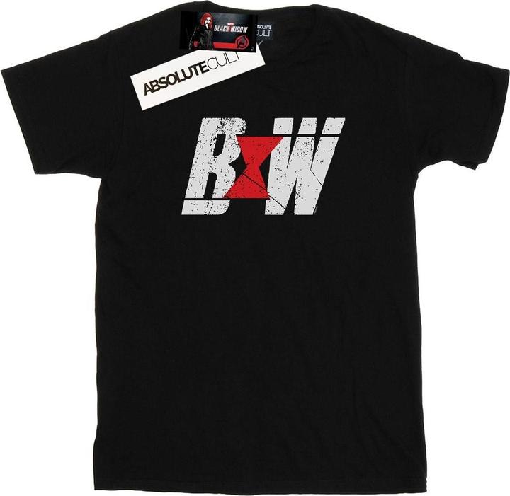 Immagine prodotto Black Widow Movie Initial Logo Maglietta Uomo (XL)