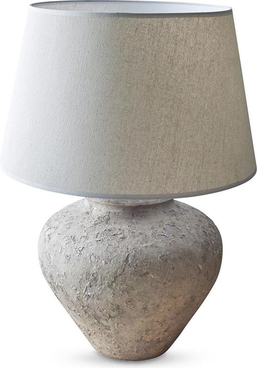 Actual product image Loberon Table lamp Bandol grey/cream (E27)