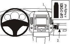 Actual product image Brodit 853478 Car mount Toyota Corolla Verso