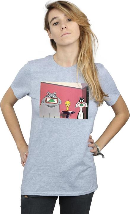 Produktbild Looney Tunes Christmas Postcard TShirt (XXL)
