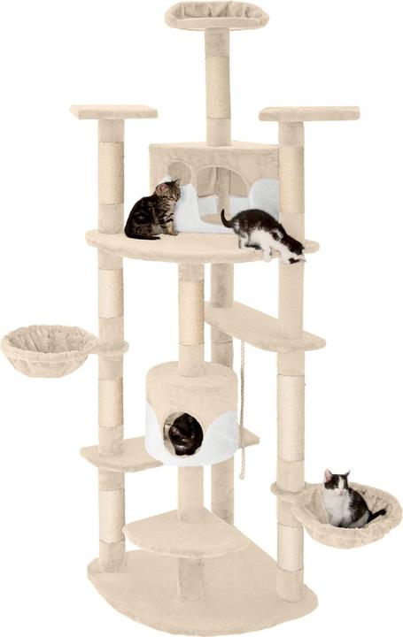 Produktbild tectake Nelly (204 cm, Beige, Weiss)