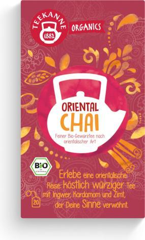 Image du produit Teekanne Sachets de thé Bio Oriental Chai 20 pièces (36 g)