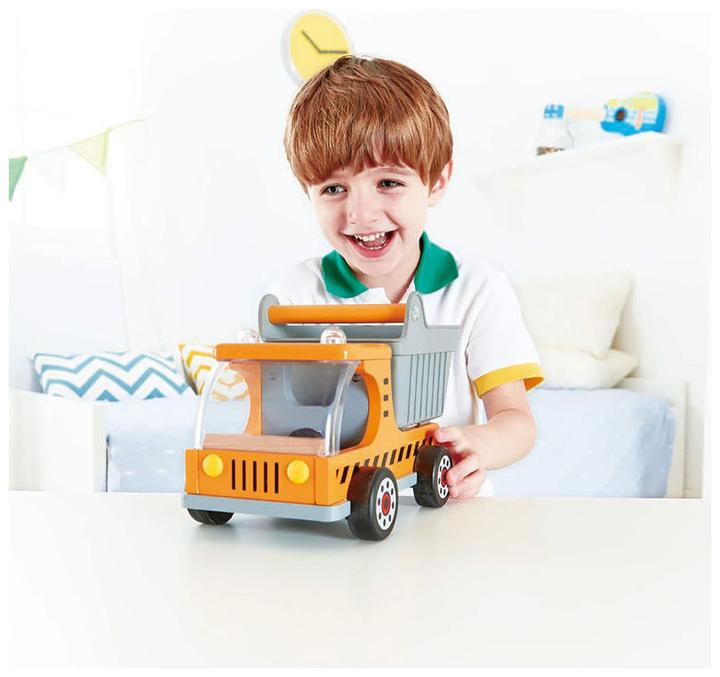 Actual product image Hape dump truck