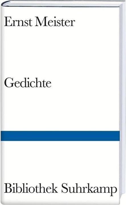 Immagine prodotto Gedichte (Tedesco, Ernst Meister, 2011)