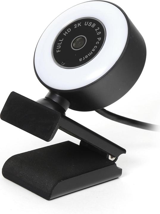 Produktbild Platinet 2K LED RING webcam (PCWC2KAF) (3.60 Mpx)