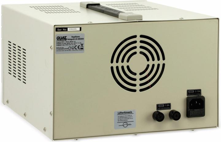 Image du produit QuatPower Alimentation LN-3003XIII 2x 0...30V-, 0...3A, 5V-/3A, Ser/Par