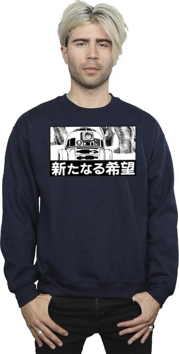 Immagine prodotto Star Wars R2D2 Japanese Felpa Uomo (XL)