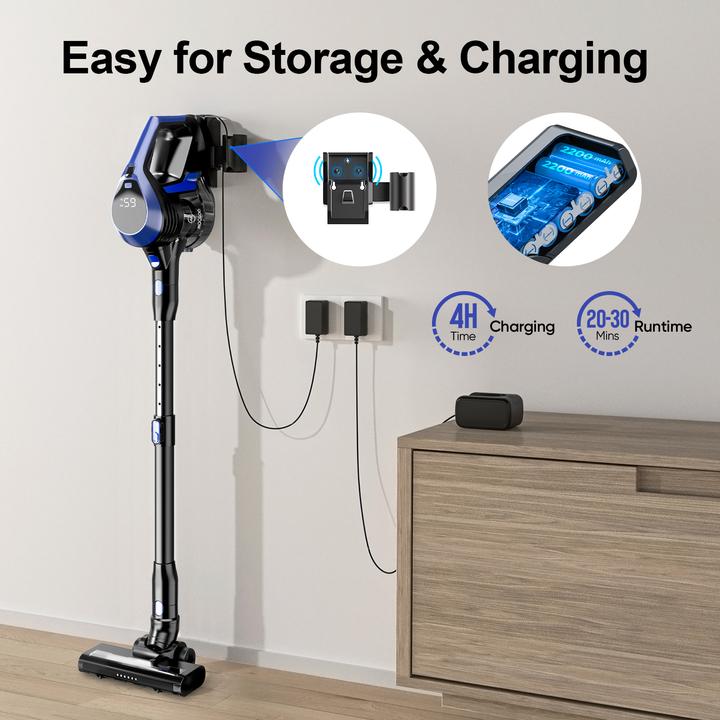 Actual product image Moosoo XC1 Kabelloser Staubsauger