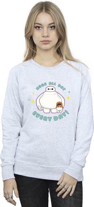 Actual product image Disney Womens/Ladies Big Hero 6 Baymax Hugs Everyday Sweatshirt (L)
