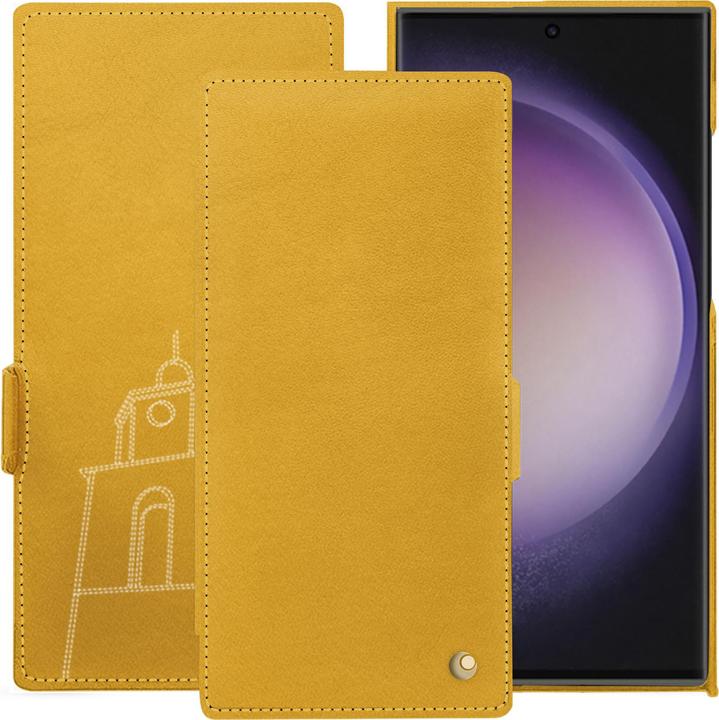 Actual product image Noreve Horizontal leather flap shell (Samsung Galaxy S24 Ultra, Samsung Galaxy S23 Ultra)