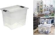 Immagine prodotto OKT Scatola portaoggetti "Kristall-Box", 24 litri, trasparente Scatola e coperchio: (24 l)