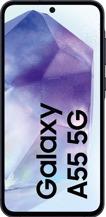 Produktbild Samsung Galaxy A55 Enterprise Edition (128 GB, Awesome Navy, 6.60", Hybrid Dual SIM + eSIM, 50 Mpx, 5G)