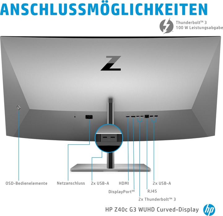 Produktbild HP Z40c G3 (5120 x 2160 Pixel, 39.70")