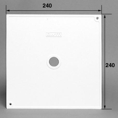 Actual product image OWM White square skimmer cover, 24x24cm A-5250-520-W