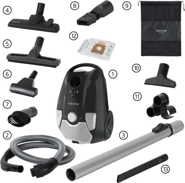 Actual product image Lovio LVBVC001 VacuuCapsule