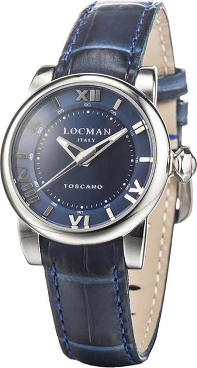 Locman Italy Unisex Toscano blau Ref. 0595 (Analoguhr)