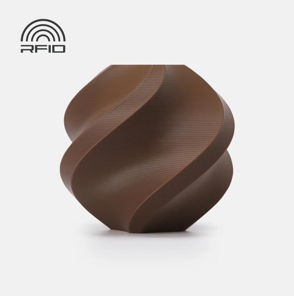 Image du produit Bambu Lab - PLA Basic Refill - Cocoa Brown - 1.75mm (PLA, 1.75 mm, Marron)