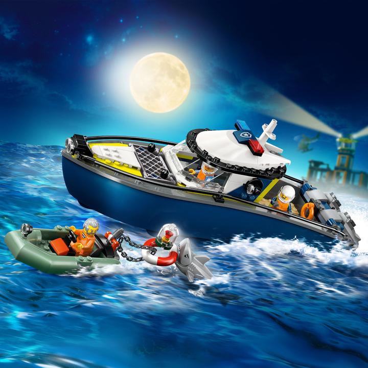 Actual product image LEGO Verfolgungsjagd im Polizeiboot (60456, LEGO City)
