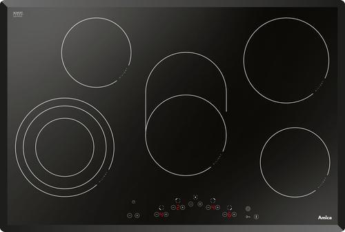 Image du produit Amica PC7511FT hob Black Built-in Ceramic 5 zone(s)