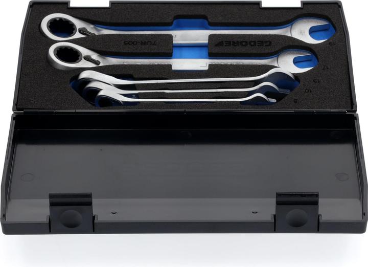 Immagine prodotto Gedore Set di chiavi a cricchetto combinate (18 mm, 19 mm, 9 mm, 8 mm, 10 mm, 14 mm, 11 mm, 12 mm, 17 mm, 15 mm, 13 mm, 16 mm)