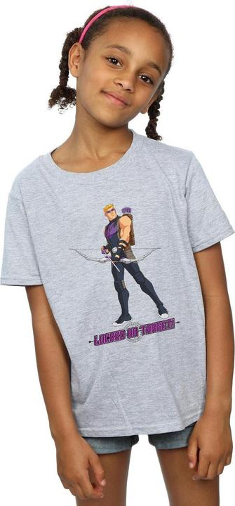 Immagine prodotto Hawkeye Locked On Target Maglietta Ragazze (152, 158)