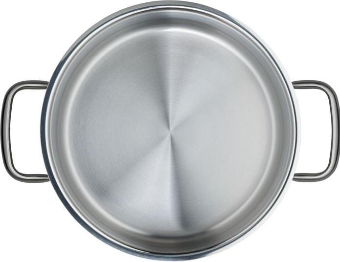 Produktbild WMF Bratentopf GOURMET PLUS Silberfarben (24 cm, Bräter + Schmortopf, Kochtopf, Edelstahl)