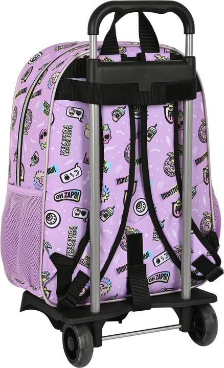 Image du produit Monster High Schulrucksack mit Rädern Best boos Lila 33 x 42 x 14 cm