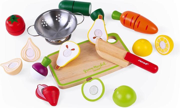 Image du produit Janod Maxi Set Fruits & legumes a decouper