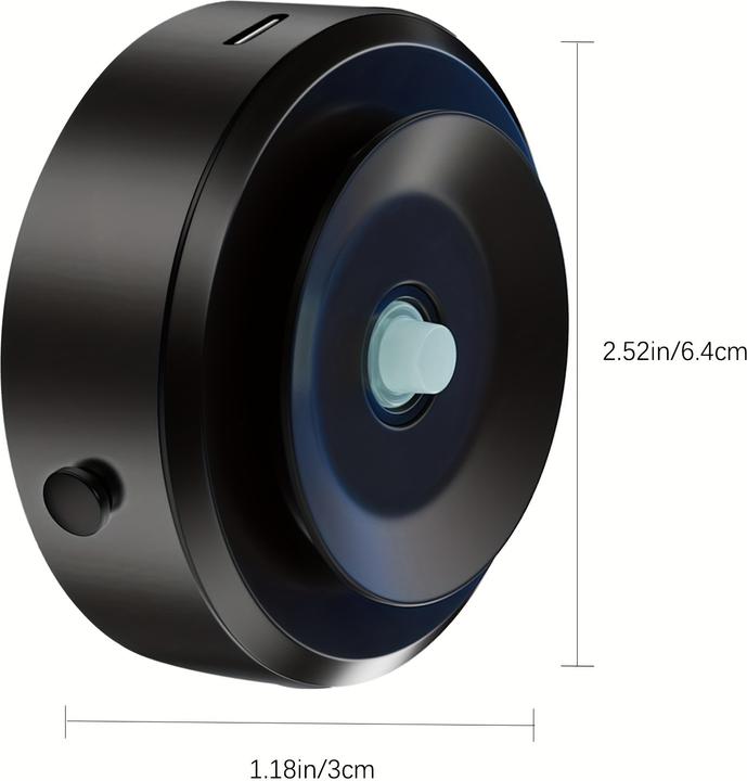 Produktbild PhoneLook Magnetischer 360° Drehbarer Handyhalter für Auto Spiegel Glatte Oberflächen kompatibel mit MagSafe