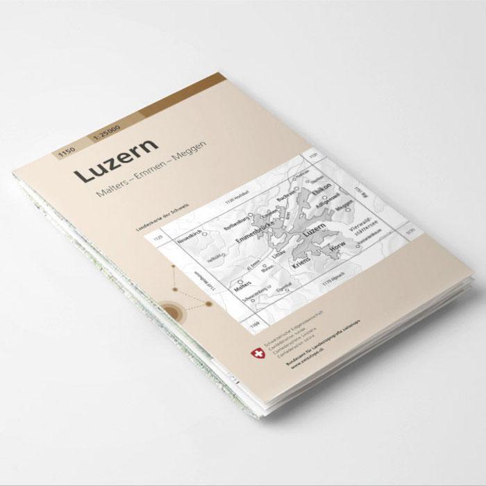 Produktbild LANDESKARTEN 1:25 000 - Zusammensetzung