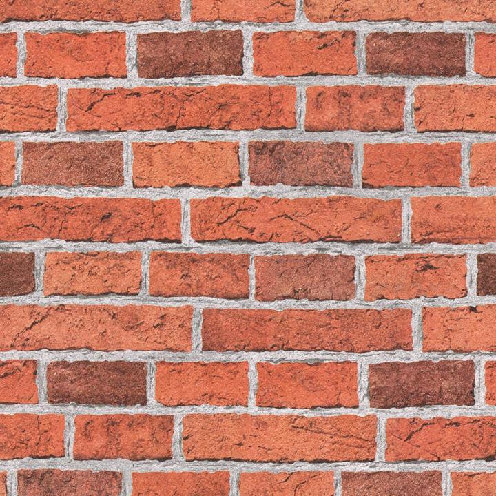 Image du produit A.S. Création Décora Natur 6 rouge oxyde, orange rouge, télégris (53 x 1000 cm)