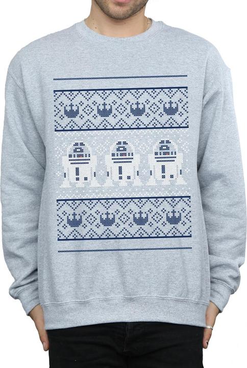 Produktbild Star Wars Christmas R2D2 Fair Isle Sweatshirt (M)