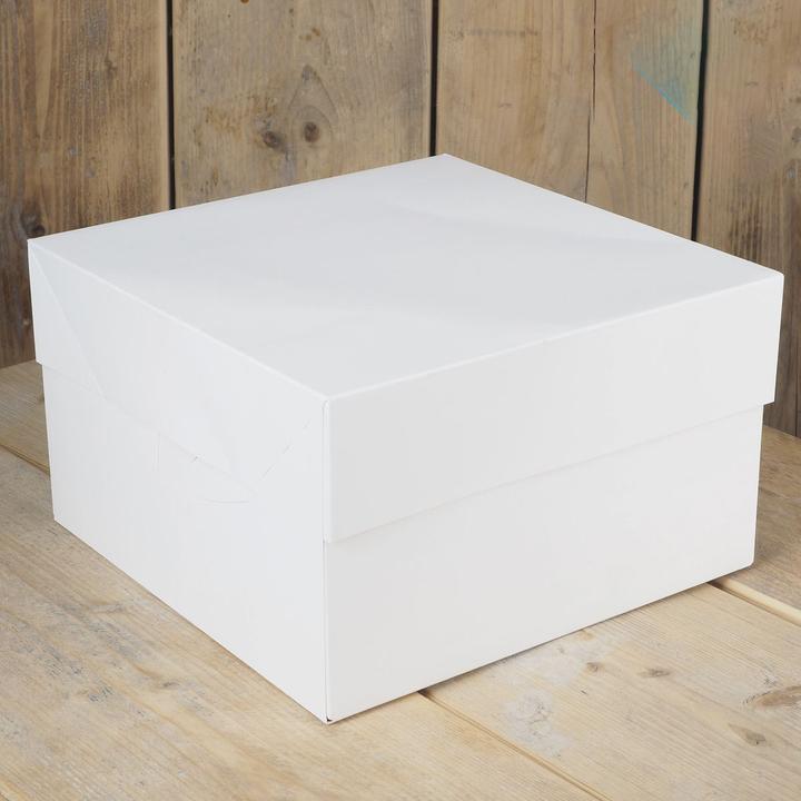 Produktbild FunCakes Kuchenschachtel- Weiss - 33x33x15cm