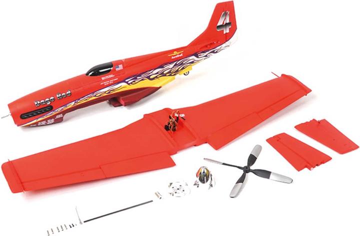 Produktbild FMS p-51 dago red pnp - 110 cm (Warbird)