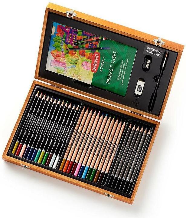 Produktbild Derwent Academy Mal-Geschenkset (Mehrfarbig, 35 x)
