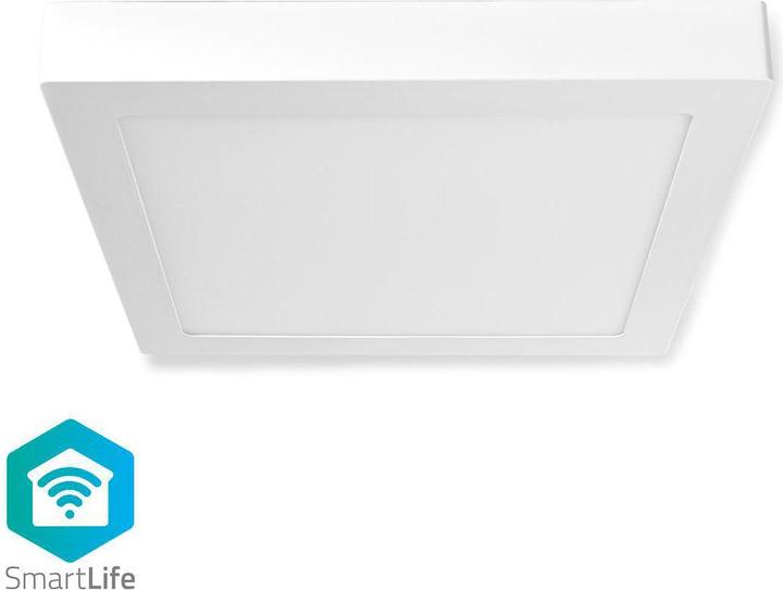 Actual product image Nedis Wi-Fi Smart Ceiling Light | Square | 30 x 30 cm | Warm White to Cool White | Full Colour (RGB) (1400 lm)