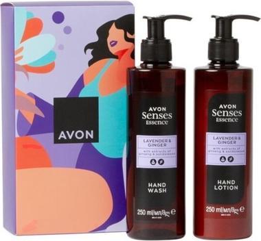 Actual product image Avon Cosmetic Set With The Scent Of Lavender And Ginger Senses