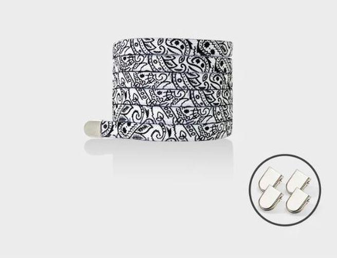 Immagine prodotto MU Classic Bandana Series 1 Paar Elastische Schnürsenkel (100 cm)